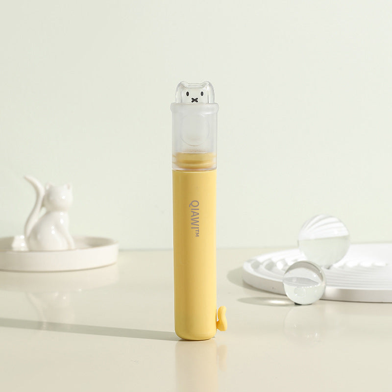 QIAWI™ Foldable Travel Toothbrush with Toothpaste Dispenser