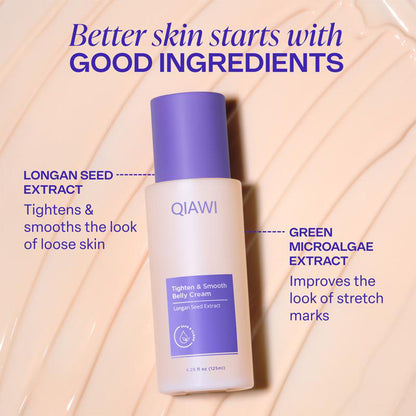 QIAWI™ Tighten & Smooth Belly Firming Cream – Firming & Skin Smoothing Treatment
