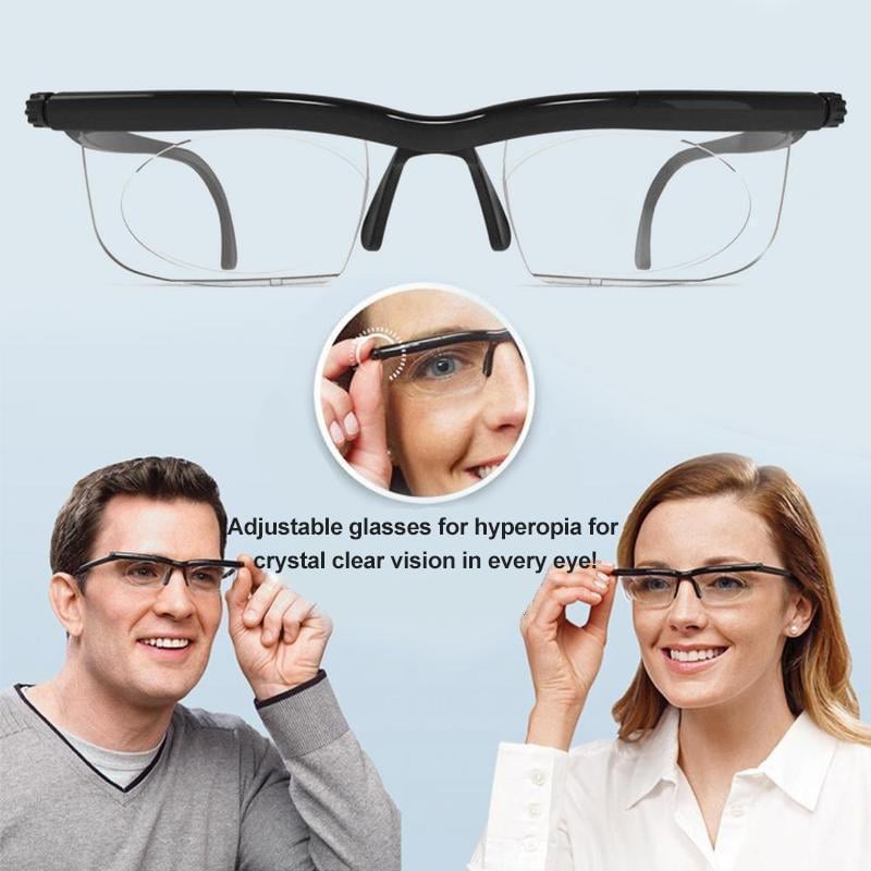 Adjustable Magnification Reading Glasses