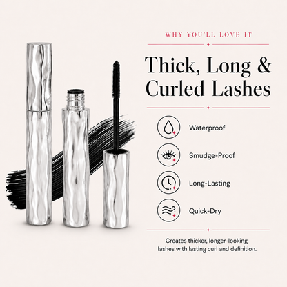 LAST DAY - BUY 1 GET 1 FREE💜Waterproof Curling & Lengthening Mascara