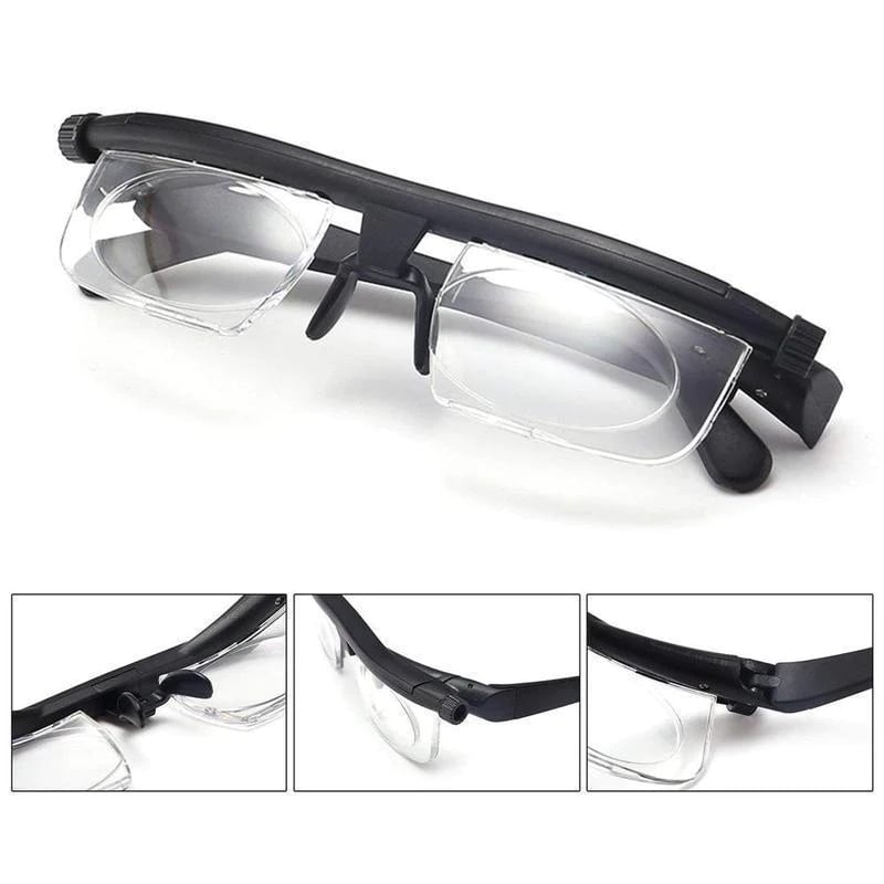 Adjustable Magnification Reading Glasses