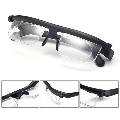 Adjustable Magnification Reading Glasses