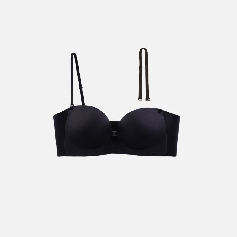 Women’s Strapless Front-Closure Push-Up Bra