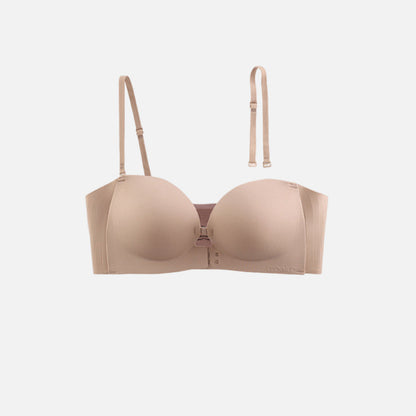 Women’s Strapless Front-Closure Push-Up Bra